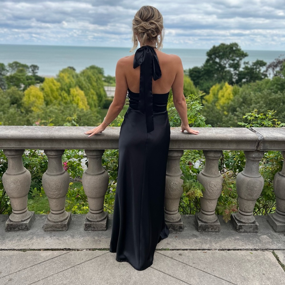 Black Bridesmaid Dress